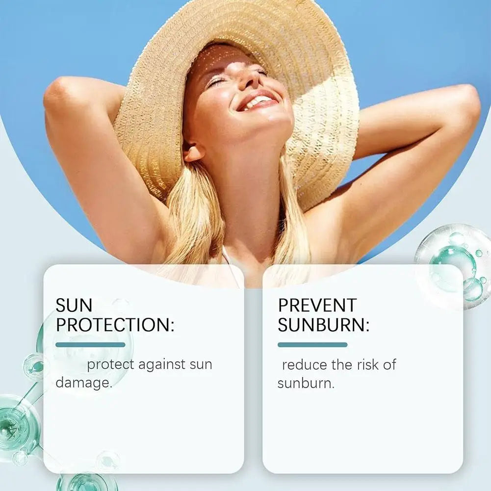 Beef Tallow Sunscreen Organic Non-greasy Formula Face Cream Natural Tasteless Sun Block SPF 50+ UV Protective Sunblock Skin Care