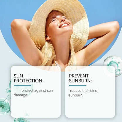 Beef Tallow Sunscreen Organic Non-greasy Formula Face Cream Natural Tasteless Sun Block SPF 50+ UV Protective Sunblock Skin Care